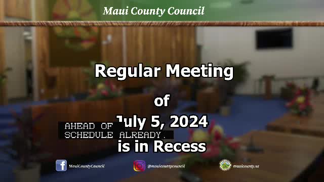 Council member calls for urgent action to rebuild Maui