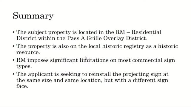 Historic Sign Reinstallation Sparks Zoning Debate