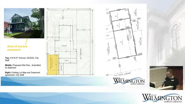 New driveway proposal sparks debate in historic district