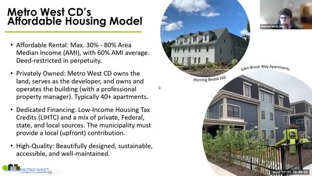 Metro West reveals innovative strategy for affordable housing