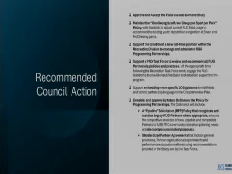 City Council Considers Major Overhaul of Youth Sports Agreements