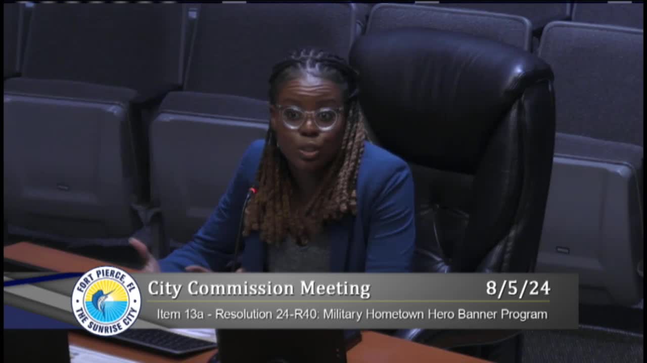 Fort Pierce launches program to honor military heroes