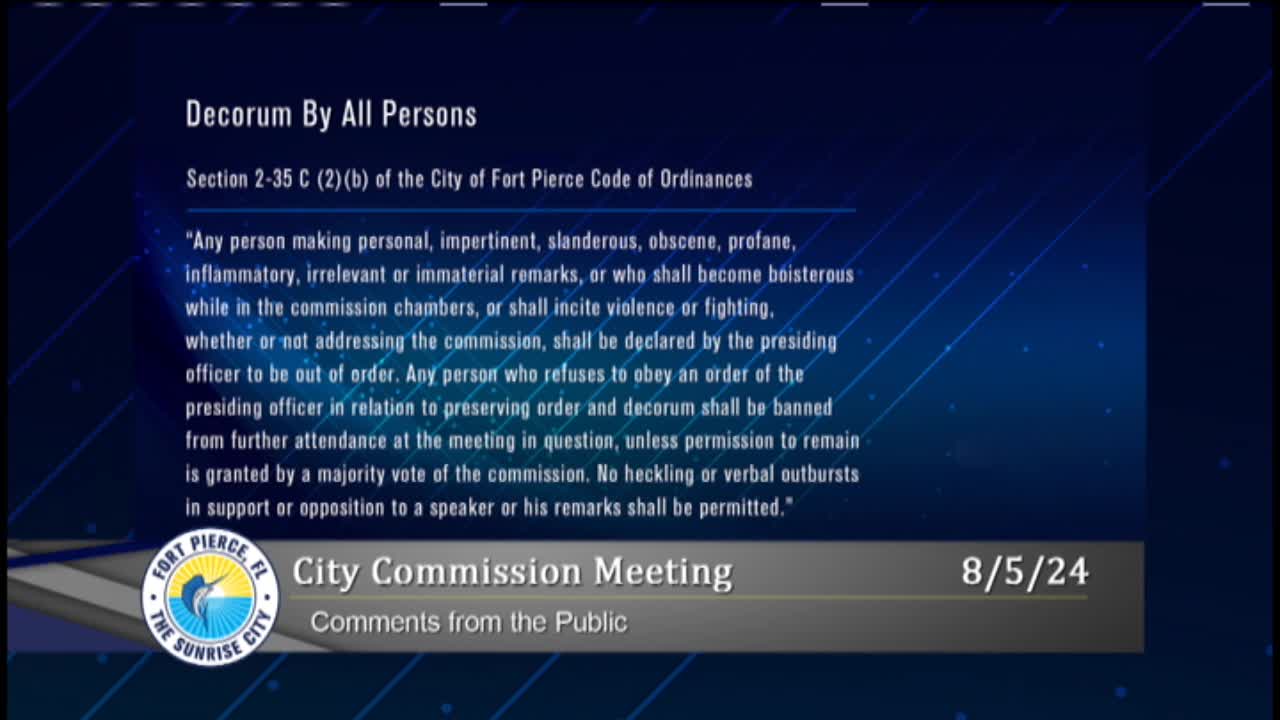 Fort Pierce community demands urgent funding for police department