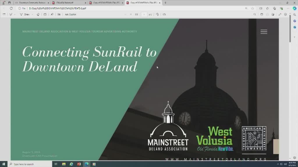 SunRail arrival sparks plans for DeLand transportation boost