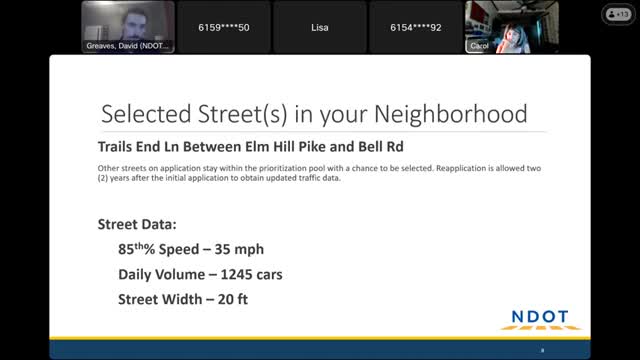 Community pushes for urgent traffic calming measures
