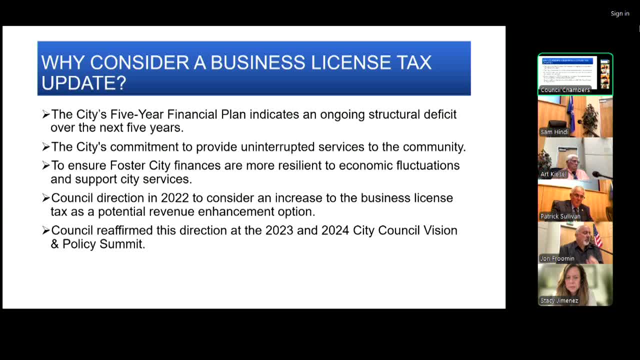 City Council Proposes Major Overhaul of Business License Tax