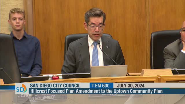 Hillcrest plan approved to boost housing and parks