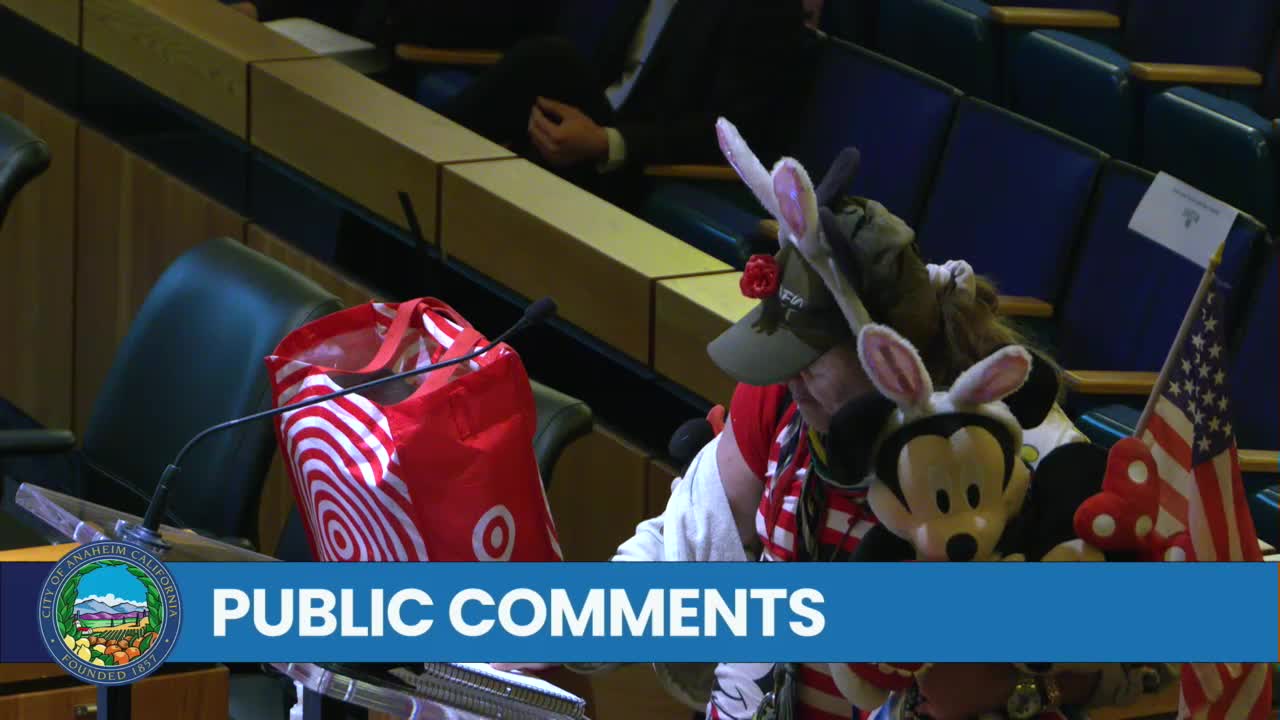 Activist demands action against genocide in Anaheim