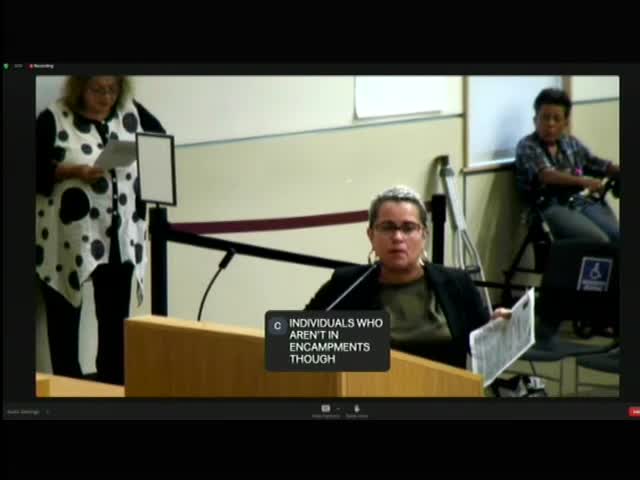 City Council Faces Outcry Over Homelessness and Safety Concerns