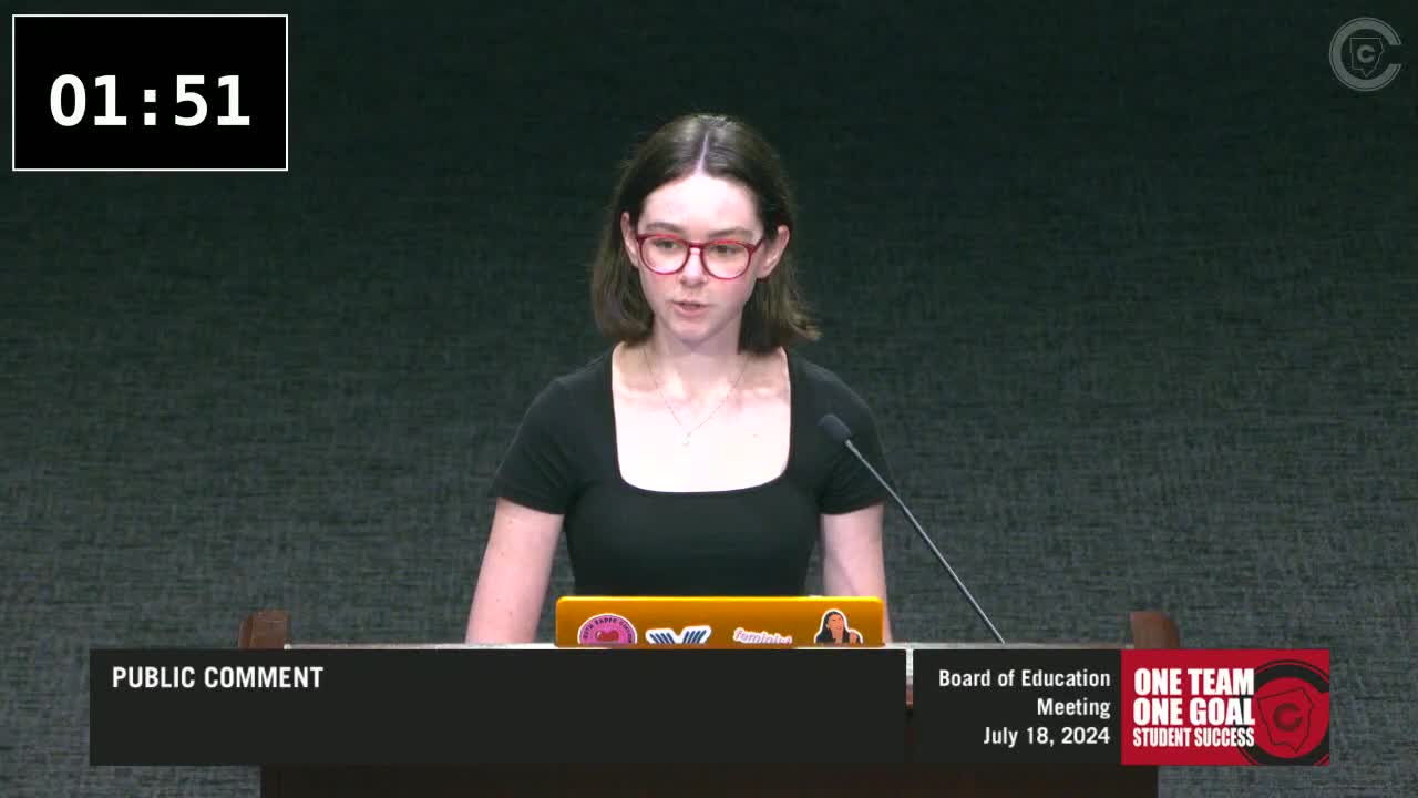 Student advocates demand action against hate in schools