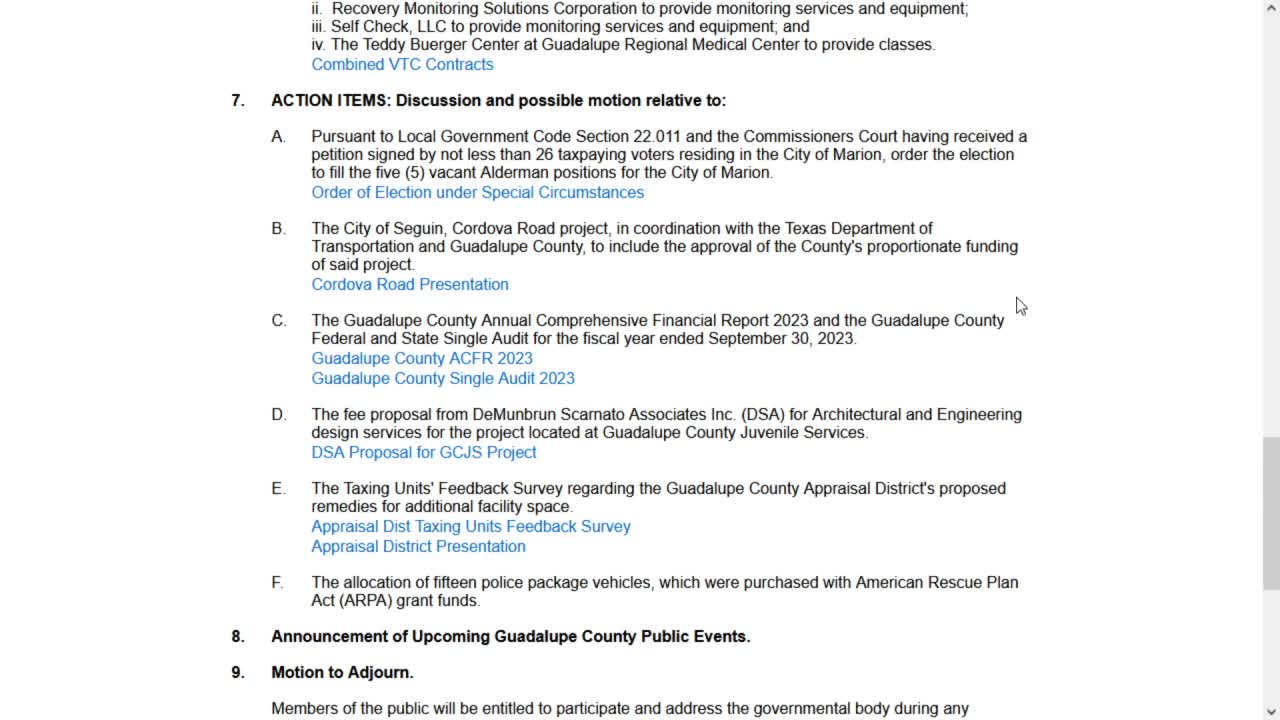 City of Marion to Hold Emergency Election Amid Council Crisis