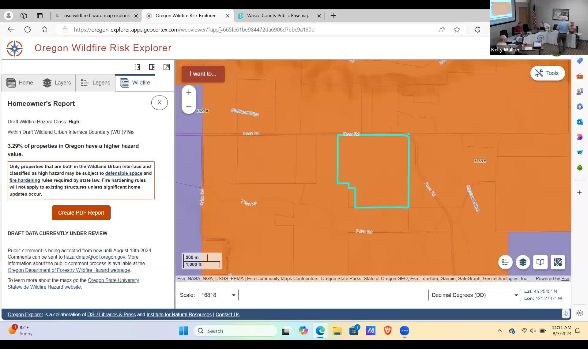 Wildfire Hazard Map Sparks Controversy Among Local Landowners