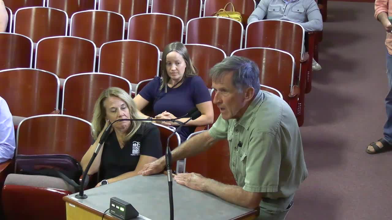 Napa resident confronts city leaders over community neglect