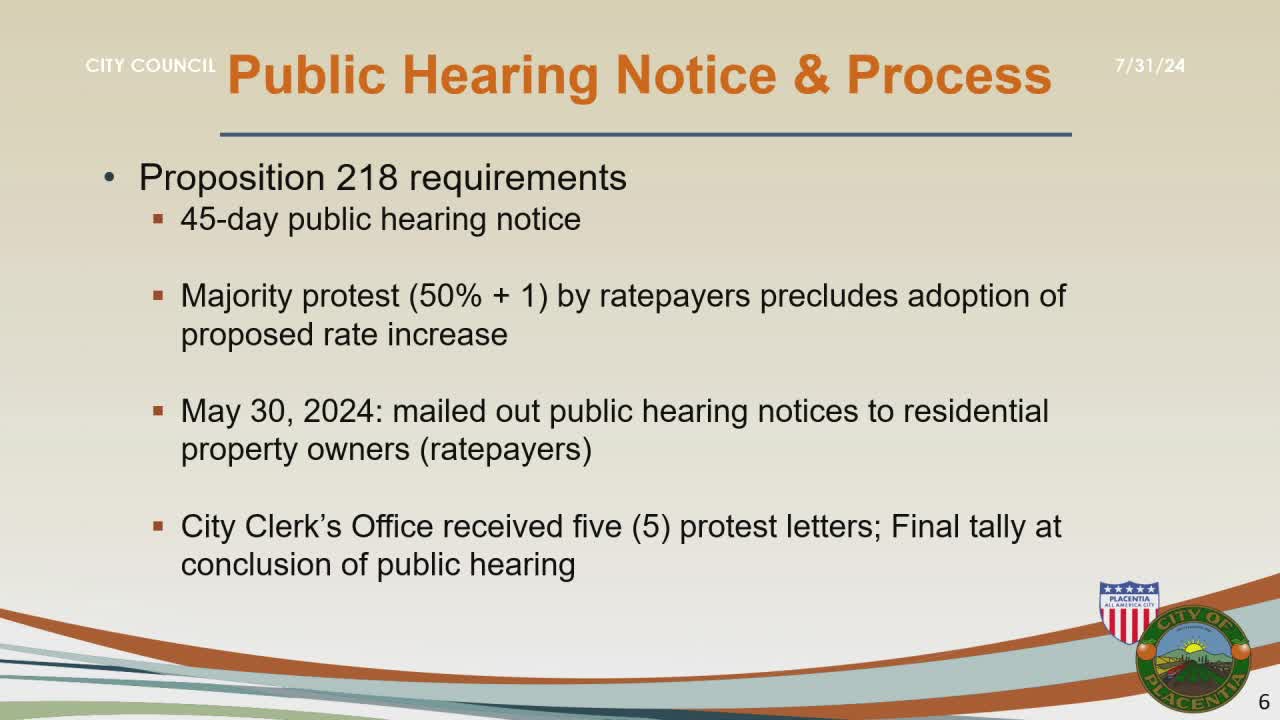 City proposes rate hike amid public hearing protests