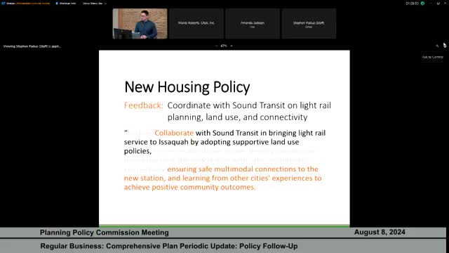 Issaquah plans bold housing policies for light rail expansion