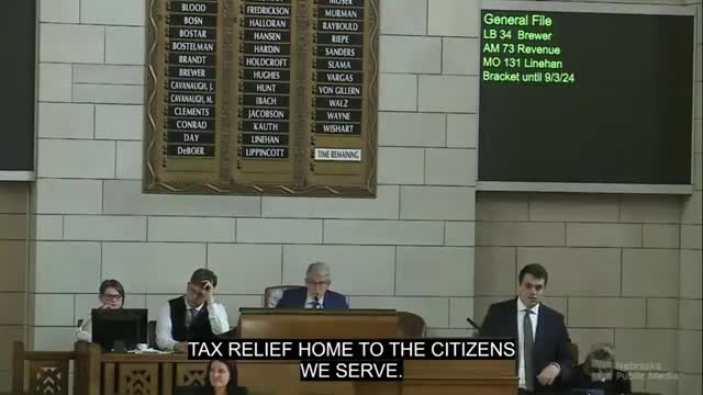 Senators clash over property tax reform debate