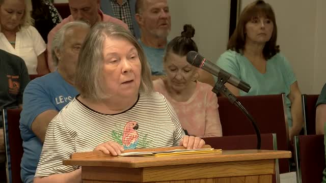 Residents rally against proposed 24 hour gas station