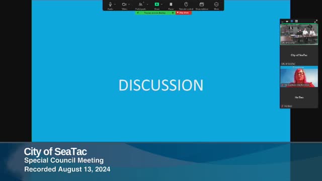 City Council Pushes Urgent Action for North Seatac Park