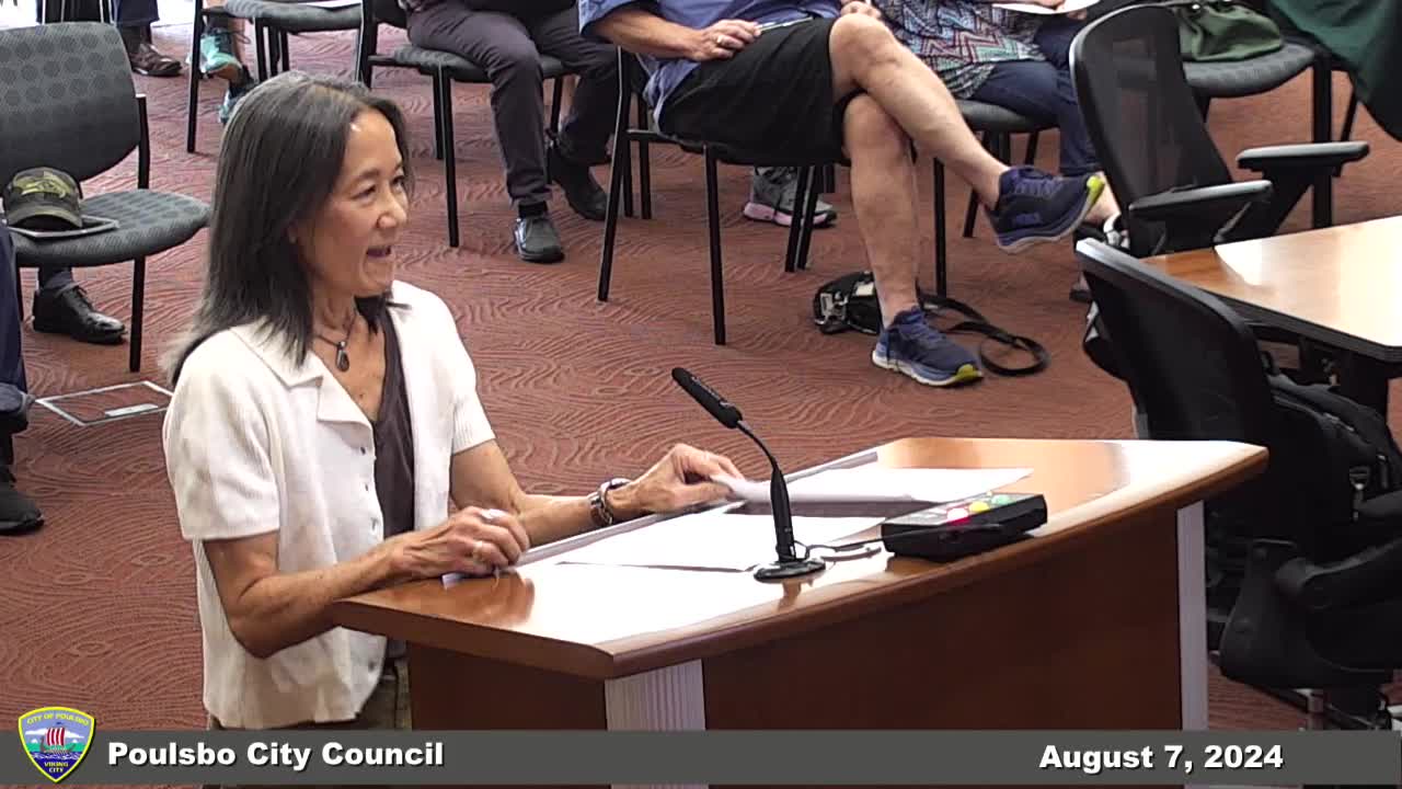 Residents rally against proposed road in Poulsbo Meadows