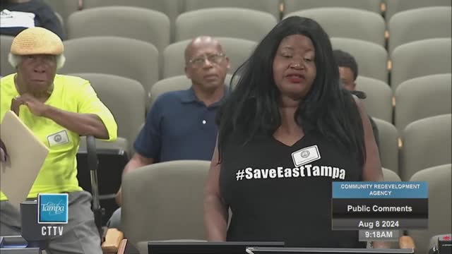 Community leaders demand respect in East Tampa development process