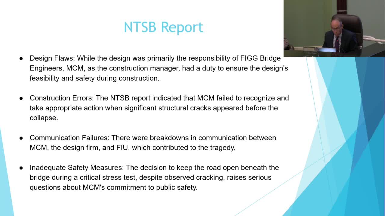 County officials question MCM's safety record after bridge collapse