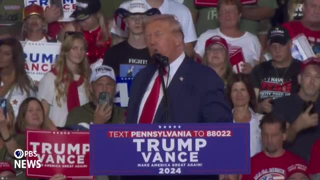 Trump vows to defeat radical Kamala Harris in 80 days