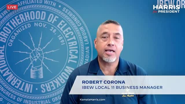 Kamala Harris gains powerful union support for presidential bid