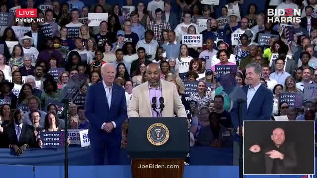 Biden rallies North Carolina for reelection support