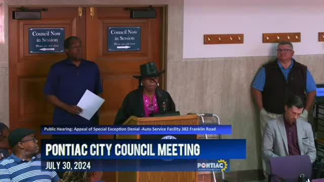 Residents rally against proposed gas station in Pontiac