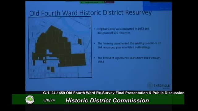 Historic district survey reveals architectural treasures and challenges