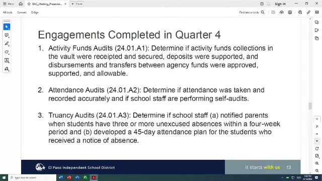 Audit reveals $3.2 million in potential funding losses