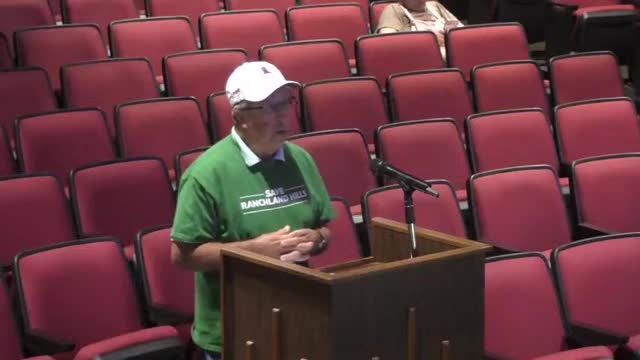 Community rallies against golf course destruction for new school