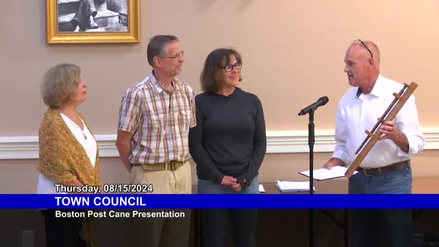 Merrimack honors oldest resident with Boston Post Cane award