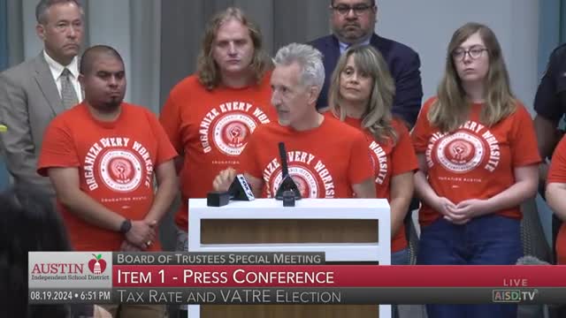 Austin educators rally for vital school funding vote