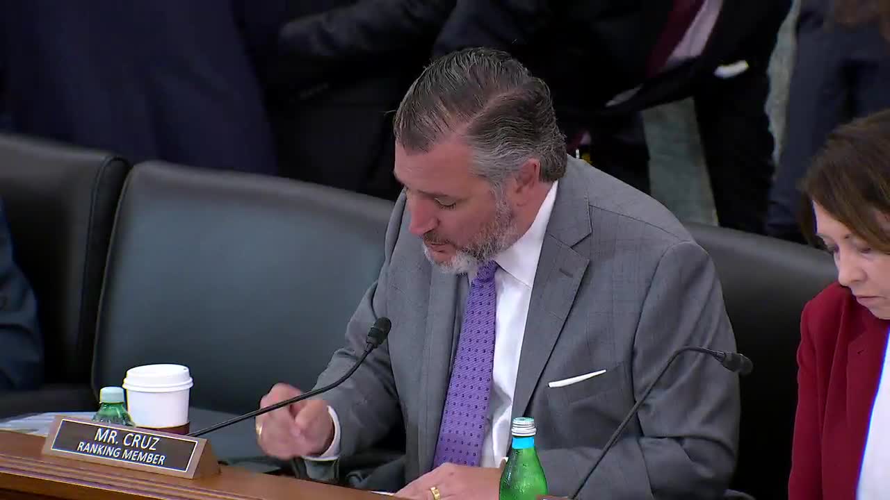 Senator Cruz battles Biden's AI regulation agenda