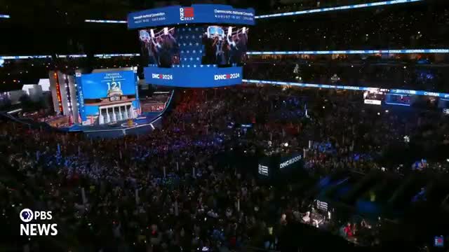 Kamala Harris rallies support for historic presidential bid