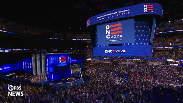 Democrats celebrate historic nomination of Kamala Harris