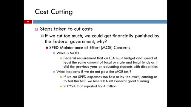 School budget cuts threaten $2.4 billion in federal funding