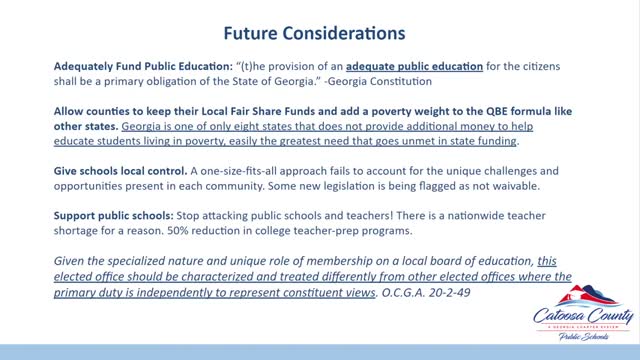 Community demands better education funding and support for teachers