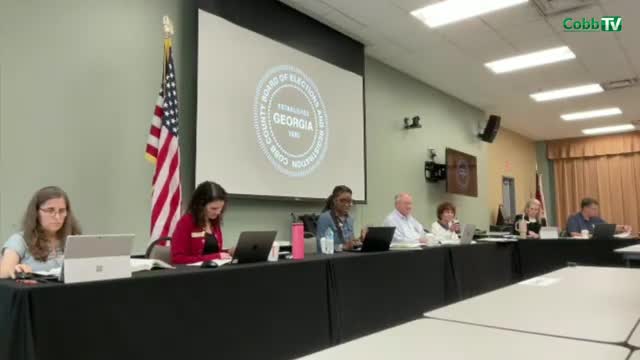 Cobb County Board of Elections faces heated policy debate