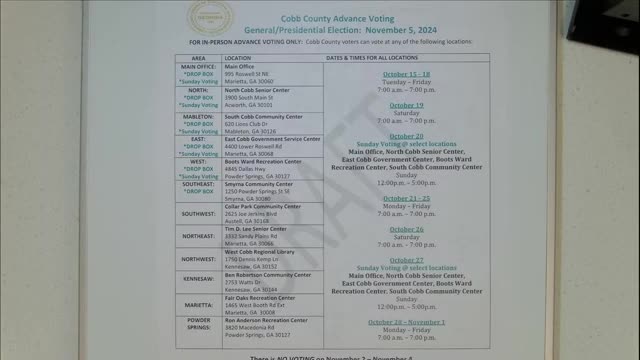 Election officials unveil ambitious plan for November voting
