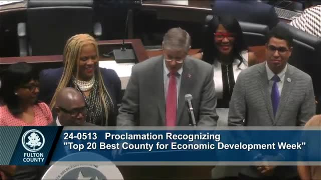 Fulton County celebrates rise to top economic development ranking