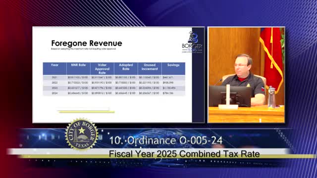 City adopts new budget while returning funds to taxpayers
