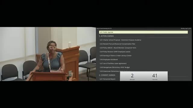 Charter school proposal sparks heated debate on education options