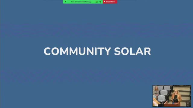 City launches innovative community solar program for all residents