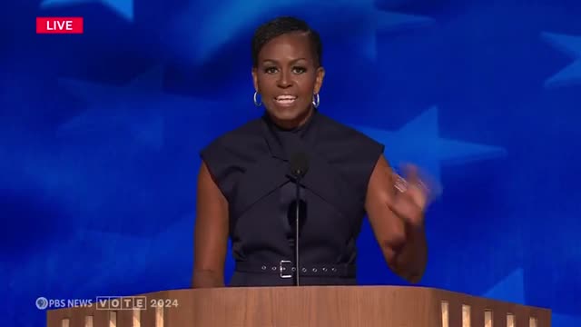 Michelle Obama urges Americans to vote and take action