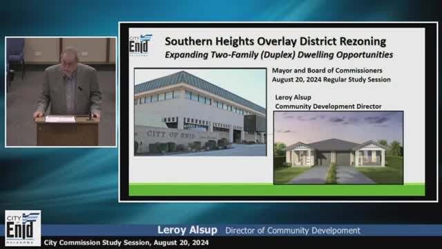 Enid plans major housing overhaul to boost affordability