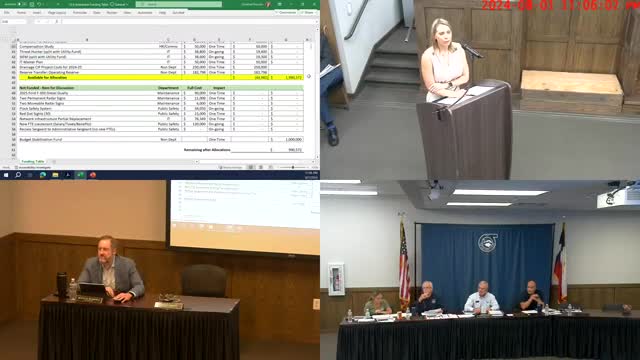 City Council debates critical budget allocations for public safety