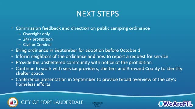 City plans crackdown on homelessness with new ordinance