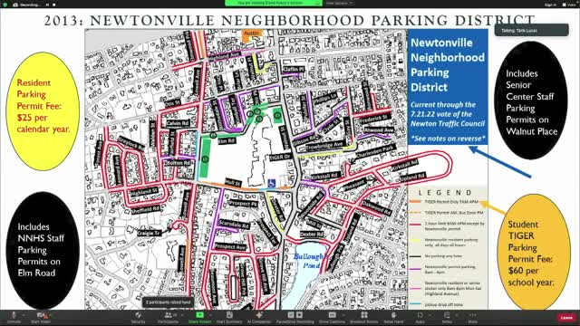 Neighborhood parking permit proposal sparks community debate